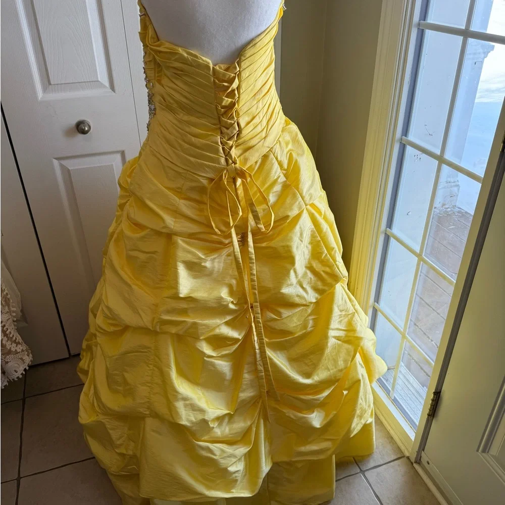 Mori Lee Vibrant Yellow Dress - Picture 9 of 15